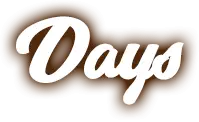 graphic of the word Days