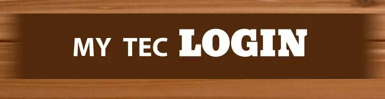 graphic button for logging in to TEC account on mobile