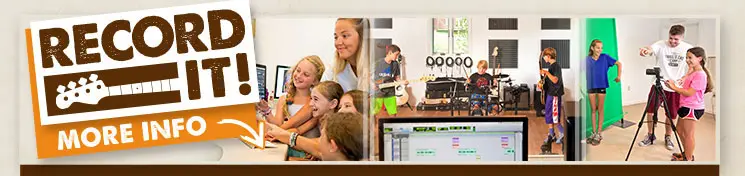 Button linking to Record It activities at the Trails End Camp Creativity Center
