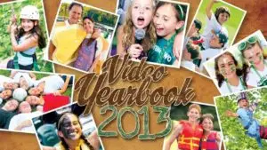 Video Yearbook 2013 button linking to camper highlights from Trails End Camp in Beach Lake, PA