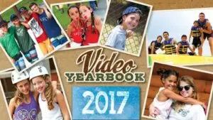 Video Yearbook 2017 button linking to camper highlights from Trails End Camp