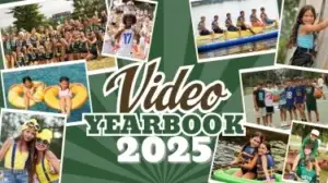 Video Yearbook 2025 button linking to camper highlights from Trails End Camp in Beach Lake, PA
