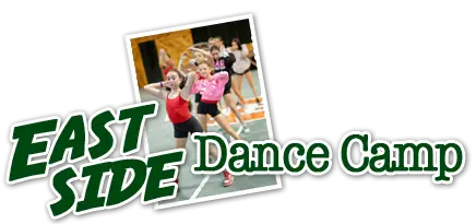Header graphic showcasing East Side Dance Camp at Trail's End Camp