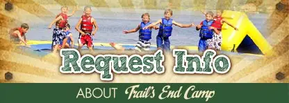Small request information graphic for Trails End Camp in Beach Lake, PA