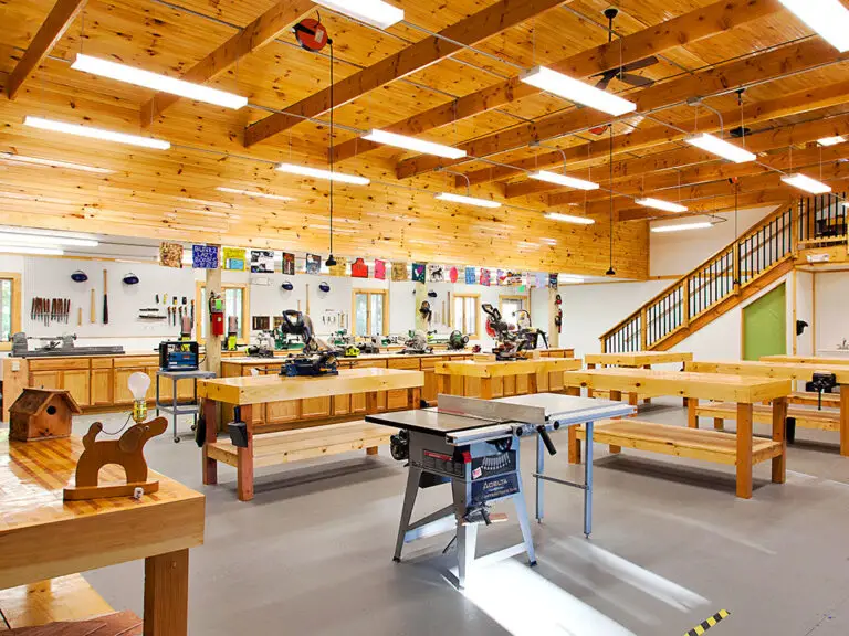 Build It program center at Trails End Camp in Beach Lake, PA