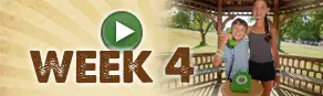 Week 4 video button featuring highlights from the 2025 summer at Trails End Camp