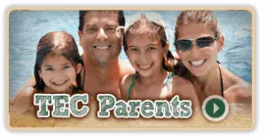 TEC Parents video thumbnail featuring families at Trails End Camp in Beach Lake, PA